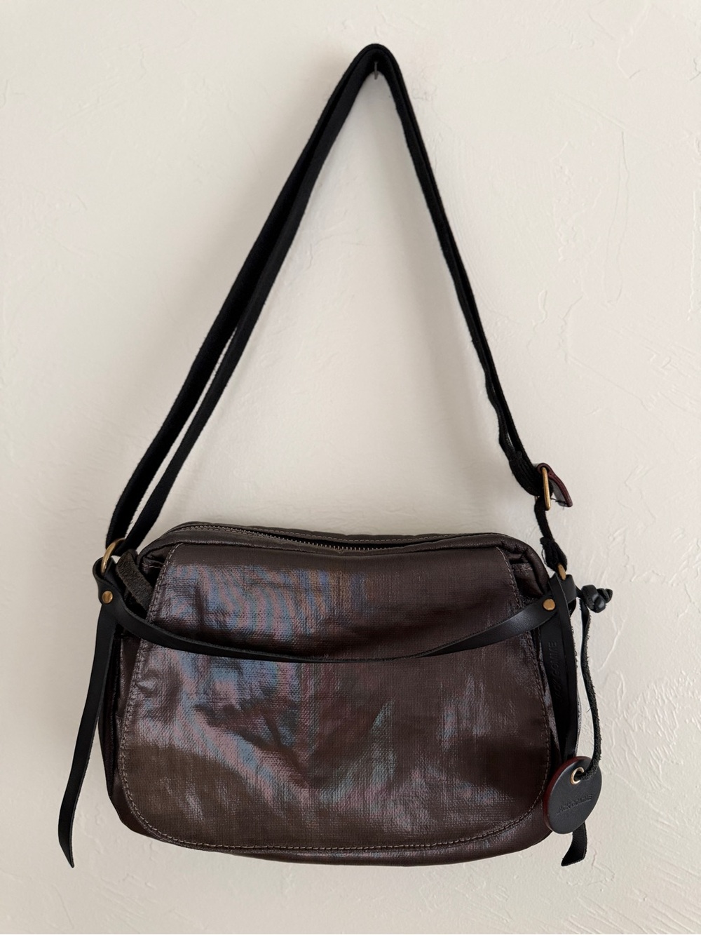 Jack Gomme Dark Metallic Crossbody Bag
